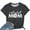 Dark Gray, variant on LUOGENLI Female T-shirts for Womens Women's Casual Letter Printing Graphic Round Neck Short Sleeve T Shirt Top Womens T-shirts Graphic Tees xxl Tall Valentines XL