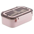 thumbnail image 1 of Summer Savings Qaailabf Microwave Lunch Box Japanese Wood Bento Box 2 Layer Container Storage New, 1 of 6