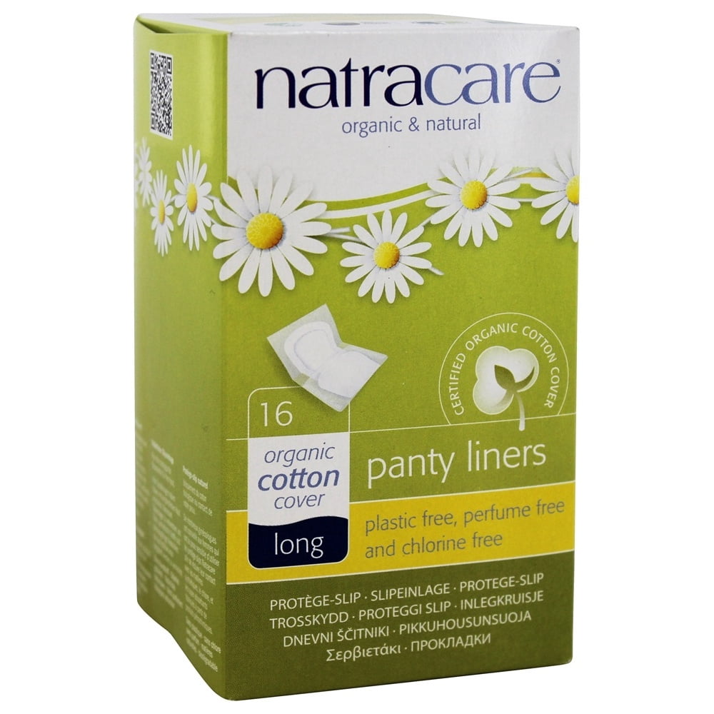 Natracare Cotton Cover Long Panty Liners 16 Liner(s)
