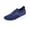 Blue -AA01, variant on Nestiefly Slip On Sneakers Women Breathable Mesh Knitted Woven Low Top Walking Shoes Lightweight Wide Width Non-Slip Shoes Black 41