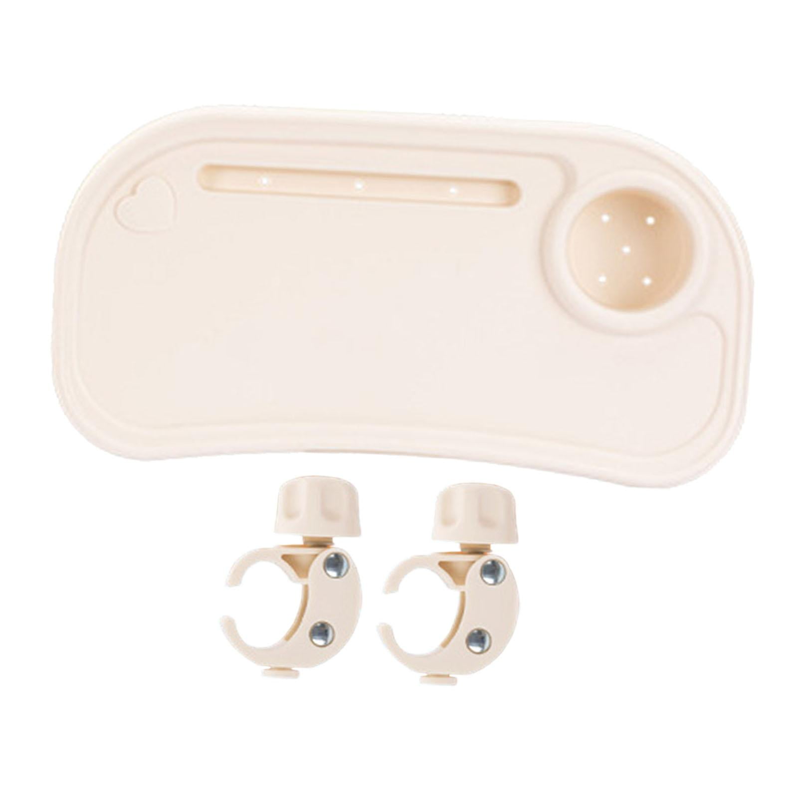 Stroller Snack Tray Stroller Handrest Dish Stroller Accessories Cup Holder Phone Holder Design for Infants and Toddlers