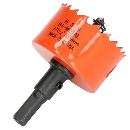 

Hole Saw With Arbor Easy Chip Evacuation Hole Saw Drill Bit Sharply Teeth For PVC Board 1-31/32in 50mm