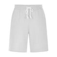 thumbnail image 5 of Teissuly Solid Color Men's Loose Sports Shorts With A Five Piece Waist And Drawstring Casual Shorts For Men's Shorts, 5 of 5