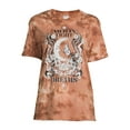 thumbnail image 5 of No Boundaries Juniors’ Boyfriend Graphic Tee with Short Sleeves, 5 of 5