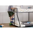thumbnail image 6 of Kacho Bunk Bed, Low Profile Metal Bunk Bed Twin Over Full, Sturdy Heavy Duty Bunk Bed with Ladder and Guardrails, for Bedroom Dorm for Adult, Small Spaces, Easy Assemble, No Box Spring Needed, 6 of 11