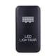 thumbnail image 4 of Interruptor de luz Spptty para 2000 4runner 2005 Hilux 12V Azul LED, 4 of 5