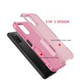 thumbnail image 4 of Tekcoo Shockproof Silicon Plastic Back Cover Cell Phone Case for Samsung Galaxy A03S, Pink, 4 of 7