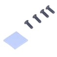 thumbnail image 3 of Aluminum Alloy Cooling Case Acrylic Bottom Shell Passive Cooling Enclosure for Raspberry Pi Straight Pin Header, 3 of 5