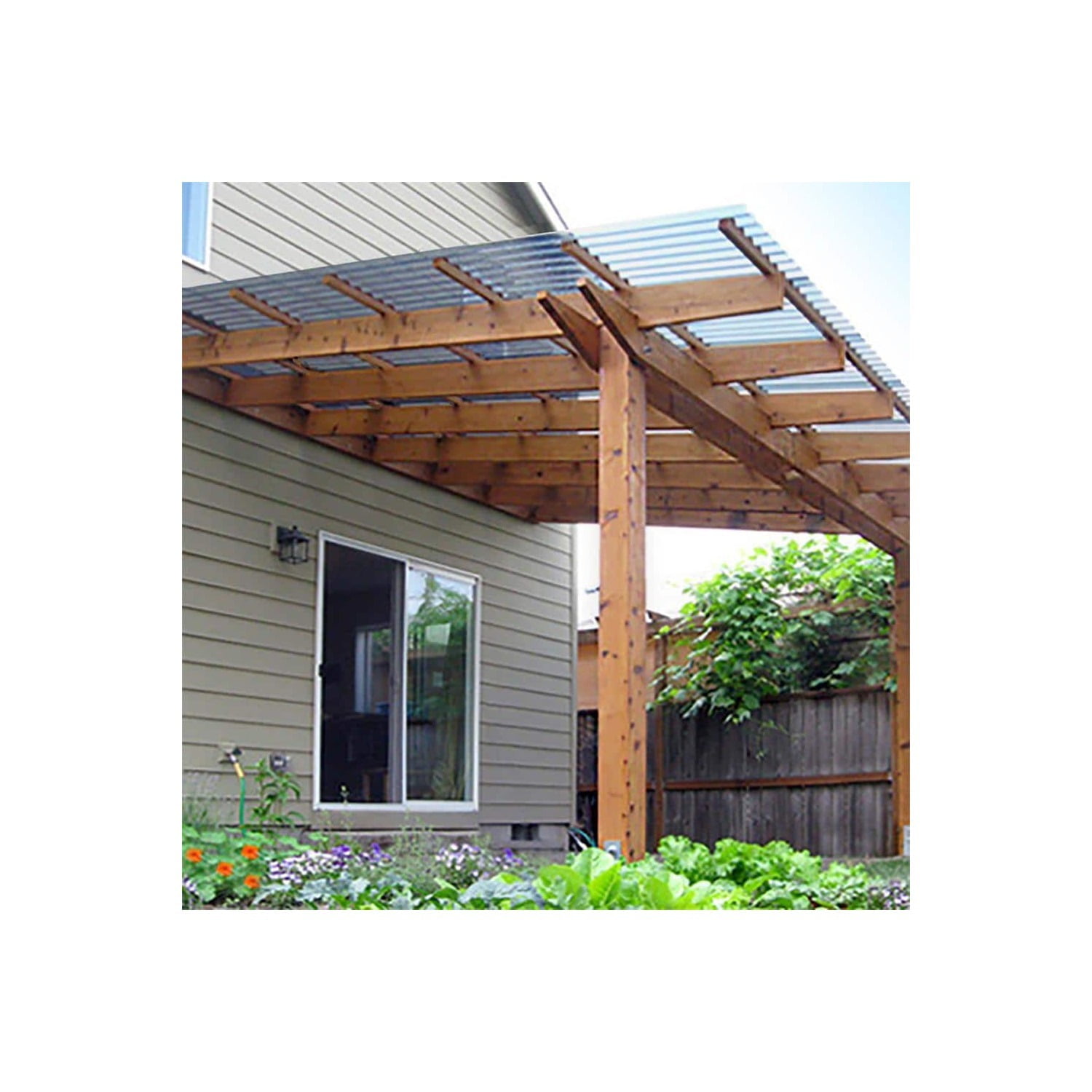 HomeStock In. X 6 Ft. Sky Blue Polycarbonate Roof Panel