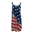 thumbnail image 4 of SMihono Robe d'Été pour Femmes Grande Taille Mode pour Femmes Aguichant Sans Manches Mignonne Imprimé de Dessin Animé Ourlet Ample Robe de Plage, 4 of 5