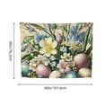 thumbnail image 3 of ZFLMY Flowers Eggs Basket Wall Hanging 100% Polyester Tapestry Wall Decoration for Decorative Bedroom Living Room - Various Sizes Available 40x30in, 3 of 6