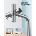 thumbnail image 5 of Waterfall Kitchen Faucet, 360° Rotating Kitchen Mixer Tap with Pull-Out Spray, High-Pressure Stainless Steel with Single Lever and 3 Spray Modes,, 5 of 5