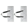 thumbnail image 3 of 2Pcs Fashion Marbling Cake Packaging Box Portable Containers Dessert Holder Full Carrying Case for Baker Shop Home Cake Without Sticker (White), 3 of 8