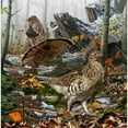 thumbnail image 2 of CafePress - Ruffed Grouse - Unique Fabric Shower Curtain 70" x 72", 2 of 3