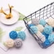 thumbnail image 3 of Bola Decorar Accesorios de Ducha Esferas de Ratán Centros de Mesa Naturales Decorativos Azul Gris Blanco 24, 3 of 4