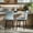Gray, variant on Yardi Yarda 27 Inch Counter Height Bar Chairs Set of 2, 360° Swivel Bar Chair, Patio Bar Furniture with Rubber Wood Legs, Beige