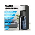 thumbnail image 5 of Bottom Loading Water Dispenser 5 Gallon,Hot Cold and Room Water Cooler with 3 Temperature Spouts, Empty Bottle Indicator Child Safety Lock Stainless S, 5 of 5