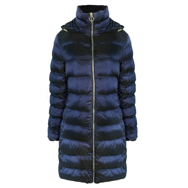 Michael Kors - Michael Michael Kors Women's Blue 3/4 Packable Coat (S ...