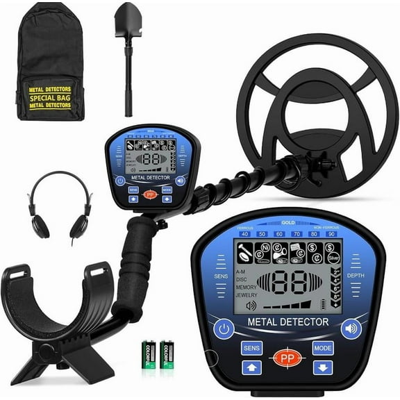 Professional Metal Detector for Adults, IP68 Waterproof Gold Detector with Advanced DSP Chip, 5 Modes, Higher Accuracy, Metal Detecting