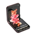 thumbnail image 5 of Dteck for Samsung Galaxy Z Flip 4 6.7" 2022 Folding Case, Lightweight Premium PU Leather Anti-Drop Case with Card Slot Shockproof Protective Case for Samsung Z Flip 4 Ladies Women Men, Winered, 5 of 6