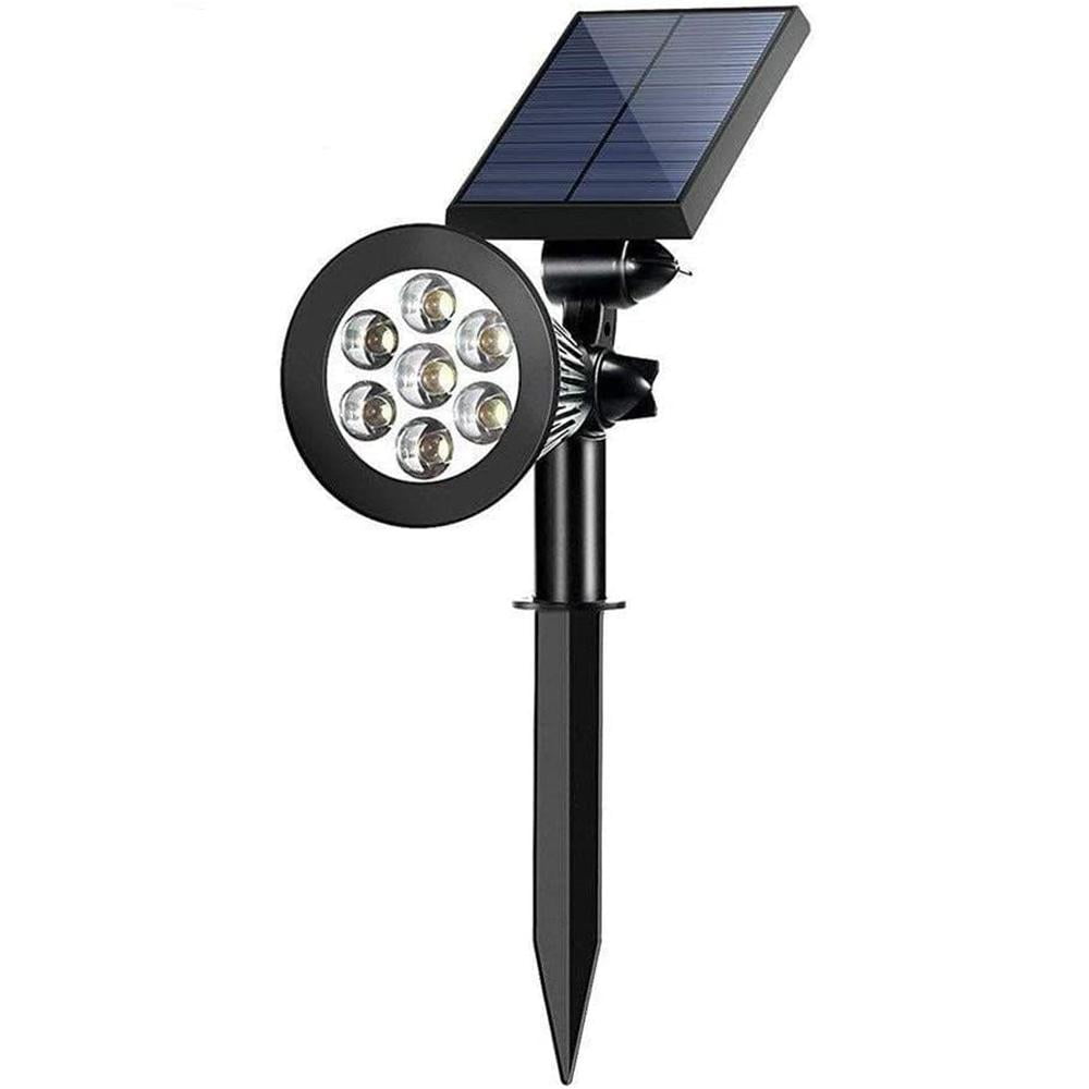 Solar Light Outdoor, Solar Inground Light, 2in1 Waterproof Spotlight 7
