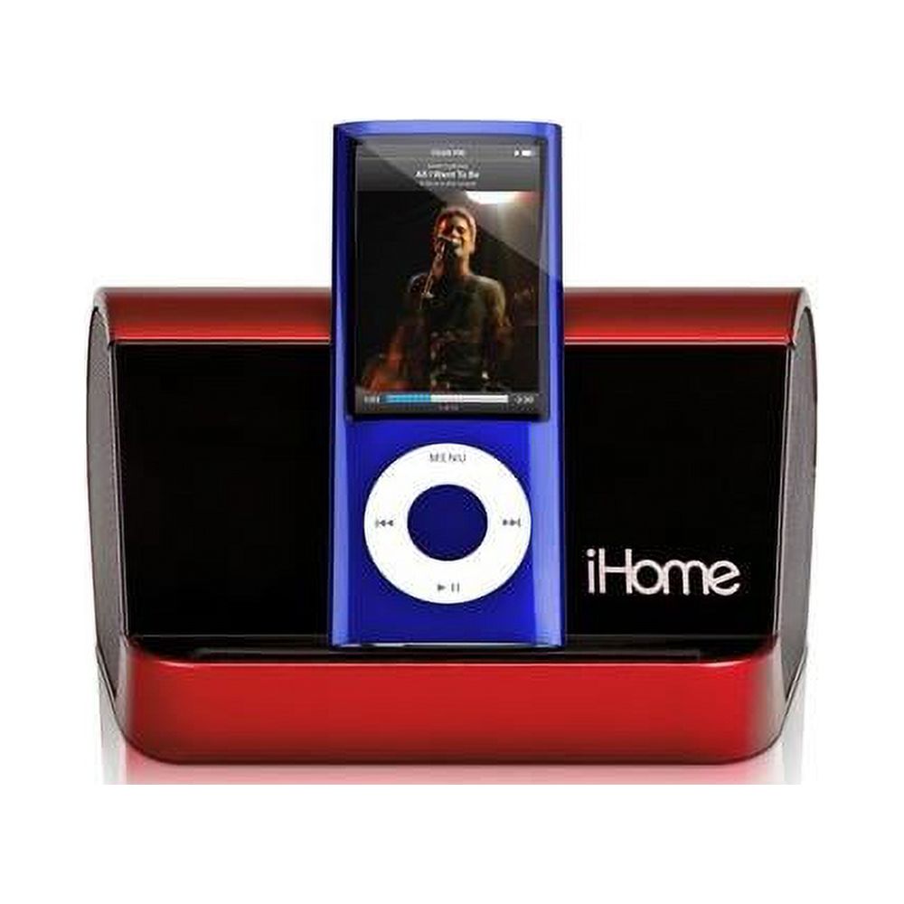 iHome iHM10 - Speakers - for portable use - red - image 3 of 4