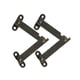 thumbnail image 3 of Bisagras de soporte de tapa,Bisagras de soporte de tapa de puerta de gabinete para caja de madera,Soporte de elevación con bisagra para tapa plegable de alta resistencia,Soporte para tapa de, 3 of 8