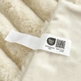 thumbnail image 4 of Cozy Bliss Faux Fur Plush Throw Blanket Soft Decorative Blanket for Couch, Sofa, and Bedroom,Beige,50"x60", 4 of 4