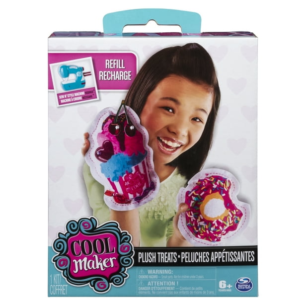 Cool Maker Plush Treats ? Fabric Refill Kit (Packaging May Vary