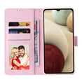 thumbnail image 3 of Wallet Case for Samsung A12 4G with RFID Blocking Credit Card Slots Holder, Cute Patterned Gold Brushing Magnetic Flip Kickstand Wrist Strap Cover for Samsung Galaxy A12 4G, Butterfly Flower, 3 of 8