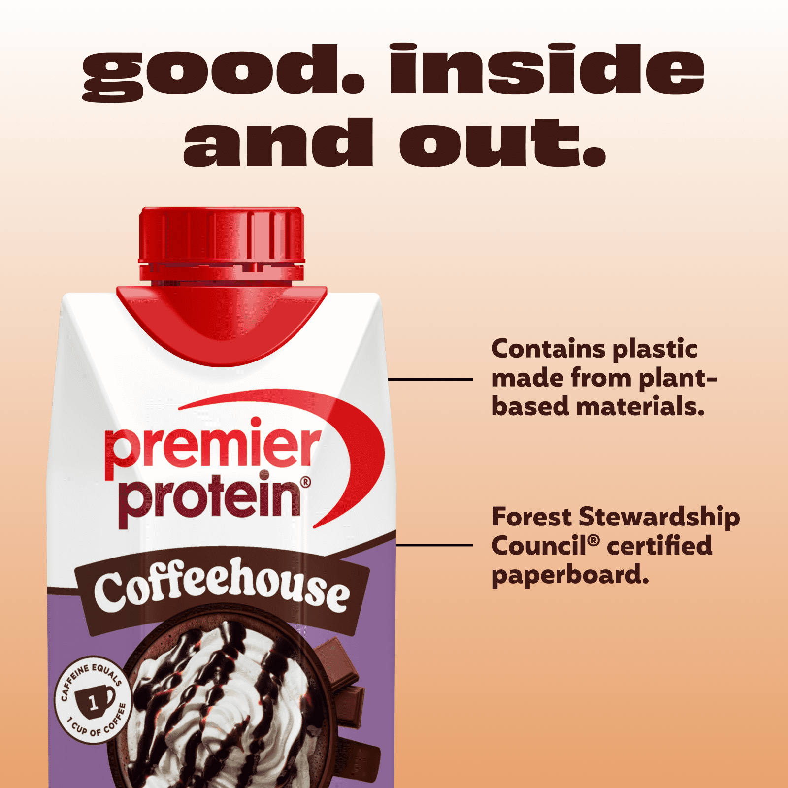 Premier Protein Shake, Coffeehouse Mocha, 30g Protein, 11 fl oz, 12 Ct
