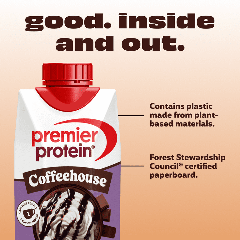 Premier Protein Shake, Coffeehouse Mocha, 30g Protein, 12 Pack photo 4