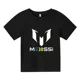 thumbnail image 3 of Camiseta de algodón Messi, ropa para niños, ropa para niñas, camiseta informal de manga corta de verano, camisetas deportivas para niños y niñas, 3 of 5