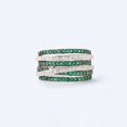 thumbnail image 5 of Finger Ring Skin-friendly Gorgeous Alloy Geometry Shaped Jewelry Finger Ring for Women, 5 of 7