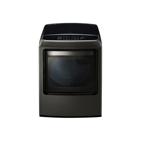 LG SteamDryer DLGY1902KE - Dryer - freestanding - Wi-Fi - width: 27 in - depth: 28.9 in - height: 45.4 in - front loading - 7.3 cu. ft - black stainless