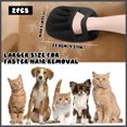 thumbnail image 2 of 2 Pcs Electrostatic Pet Hair Removal Gloves for Furniture, Reusable Five-Finger Non-Slip Cats & Dogs Hair Cleaning Brush for Clothing, Couch, Carpet, Car Seat, 2 of 6