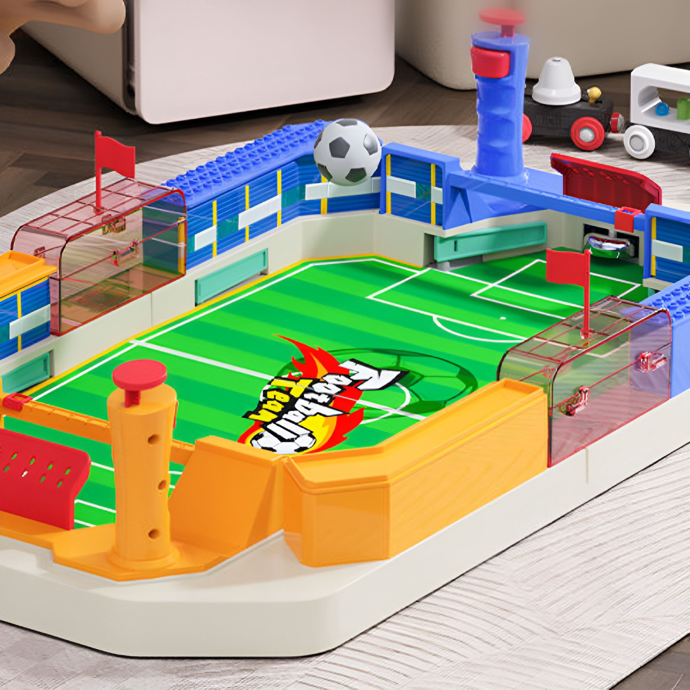 BESTSKY 2026 New Mini Foosball Table Games Tabletop Football Soccer for Indoor Fun,Birthday Gift for Kids