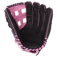 thumbnail image 5 of SSK ZSLOW DIMPLE 13" Slowpitch Softball Glove ZSD-1300BLKPNK3, 5 of 6