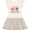 Natural with Stripes, variant on 2nd Birthday Cute Pink Train Girls Toddler Dress