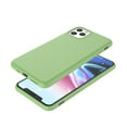 thumbnail image 4 of Takfox iPhone 11 Case, iPhone11 Protective Case, [Frosted] Shockproof Case Liquid Silicone Gel Rubber Case Slim Soft TPU Bumper Ultra Thin Matte Cell Phone Case Cover For iPhone11 6.1", Green, 4 of 6