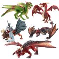 thumbnail image 3 of Simulation Science Fiction Dragon Figurines Mythical Dragon Dinosaur Action Figures Toy For Children Gifts, 3 of 7