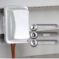 thumbnail image 3 of Cubierta impermeable para tomacorriente TayMac MM410W, 7 cm, blanca, 3 of 7