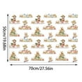 thumbnail image 6 of Set of 4 Valentine's Day Wrapping Paper for Men Women,Red, Pink and Black Hearts Wedding Anniversary Heart Designs - 20 x 28 inches, 6 of 8
