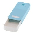 thumbnail image 1 of Stationery Storage Box, High Reliability Unique Appearance Design  Drawer Design Under Desk Drawer Lightweight  For Dormitory For Office Blue, 1 of 8