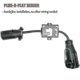 thumbnail image 3 of Usa To European Trailer Light Converter 7 Way Flat Socket (us Vehicle) To 13-pin Round Plug (eu Tra, 3 of 5