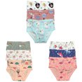thumbnail image 2 of B&Q 9-Pack Toddler Little Girls' Cotton Briefs | Sizes 2T-7T: Stylish and Cozy Wear for Adorable Comfort, 2 of 5