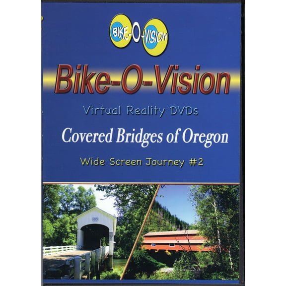 Indoor Cycling Workout Video – Covered Bridges of Oregon Scenic Ride | Bike-O-Vision DVD (Journey #2)