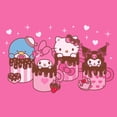 thumbnail image 2 of Mens Hello Kitty Lovely Mug Friends T Shirt, 2 of 5