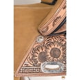 thumbnail image 7 of Hilason Western Horse Trail Barrel Floral Racing American Leather Saddle Tan, 7 of 7