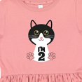 thumbnail image 4 of Inktastic 2nd Birthday Cat 2 Year Old Girl Girls Toddler Dress, 4 of 5